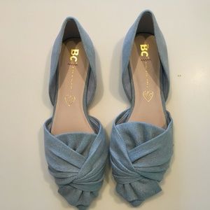 BC Footwear Snowcone D'Orsay Light Blue Denim Flat